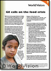 G8 calls on the food crisis