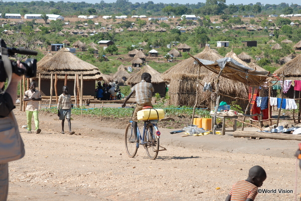 ウガンダ北部にあるビディビディ難民居住の様子