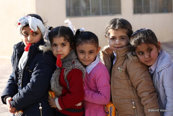 イラクのクルディスタン地域の難民の子どもたち