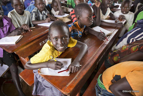 ウガンダで暮らす南スーダン難民の子どもたち