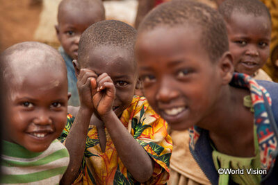 ルワンダで暮らす難民の子どもたち