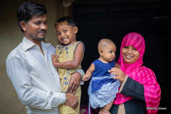 バングラデシュで暮らすとある家族の様子