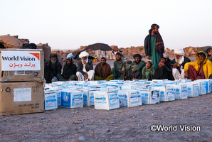 アフガニスタン地震に際しての支援物資