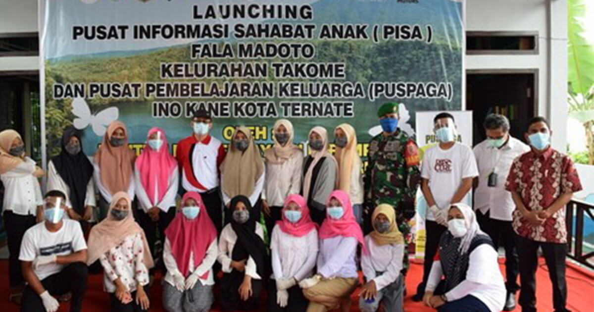 三菱自動車STEP募金および三菱自動車工業株式会社ご支援によるインドネシアの図書室兼集会所が完成し、開所式を開催しました！