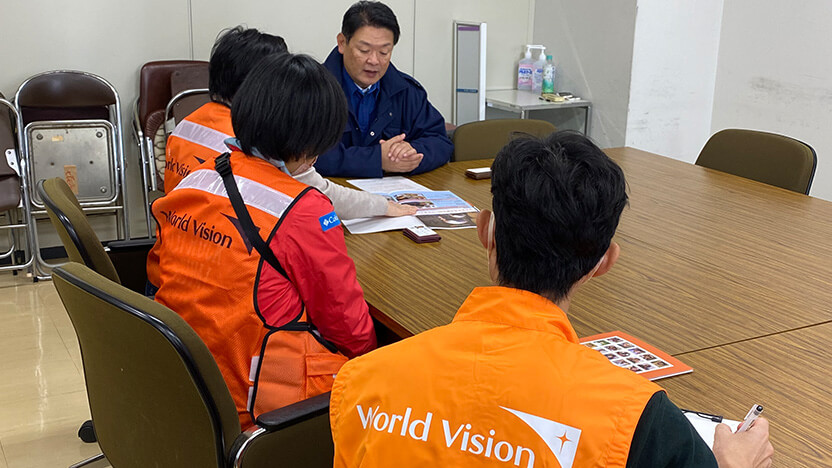 頷きながら話を聞いてくださった茶谷市長