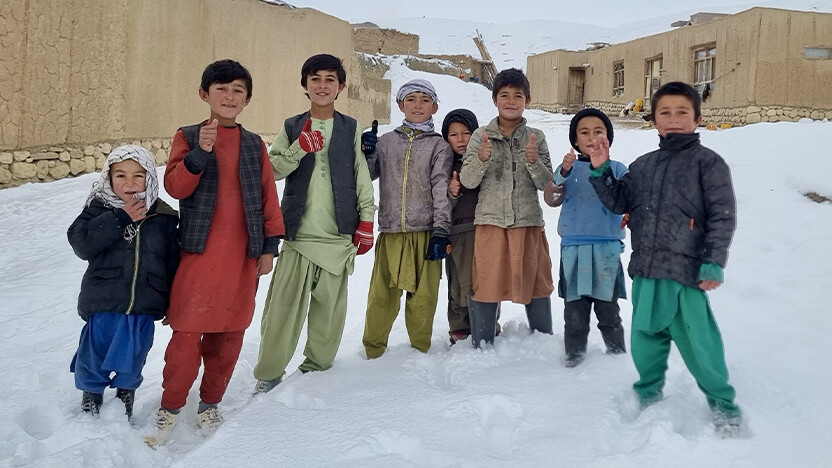 事業予定地の子どもたち