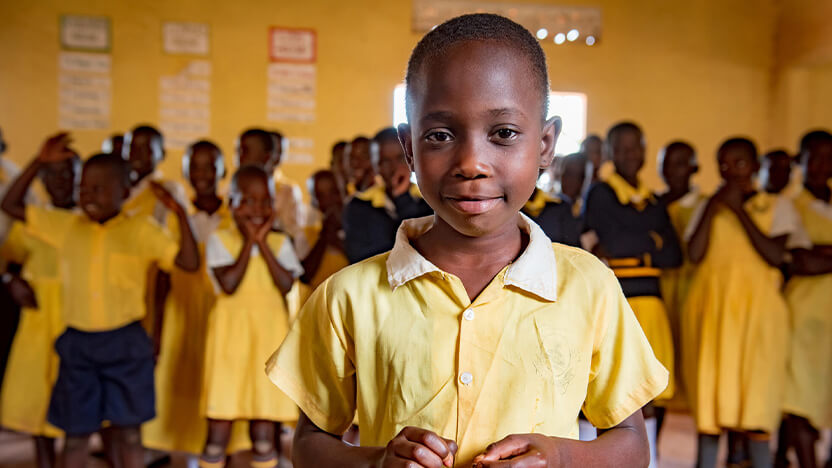 開発途上国の子どもの笑顔