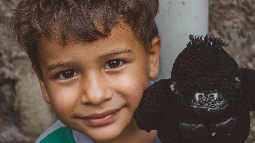 ベネズエラで暮らす5歳の子ども