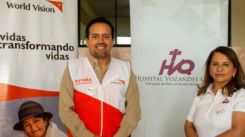 医療現場でボランティア活動を行う人々