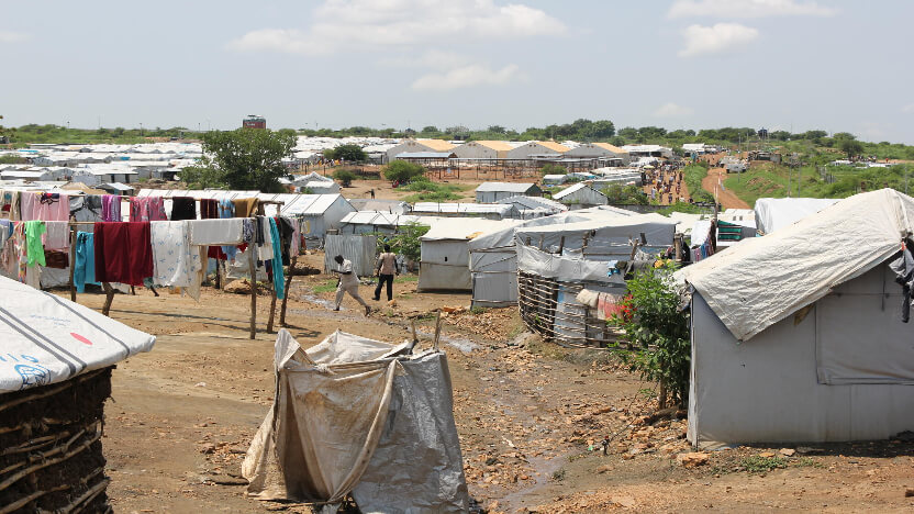 国内避難民キャンプ