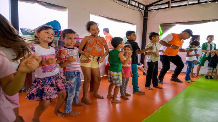 ワールド・ビジョンがコロンビアで支援しているベネズエラ難民の子どもたち