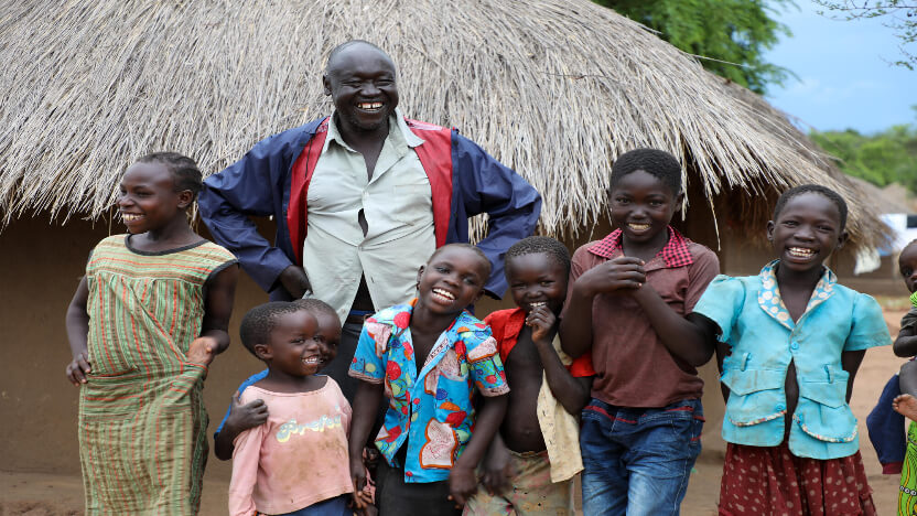 ワールド・ビジョンの支援を受ける南スーダン難民の人々
