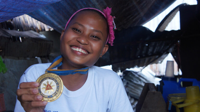 サマール地域で暮らすイウォちゃん