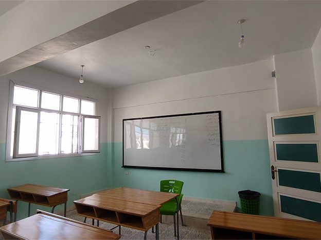 修繕後の教室