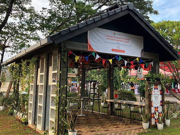 完成した屋外学習センター