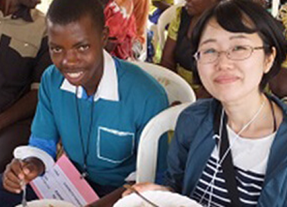 岸本　智子さん(2018年　ウガンダ訪問ツアーに参加)