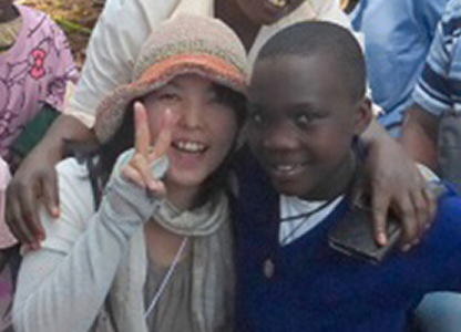 田代　ゆかりさん(2018年　ウガンダ訪問ツアーに参加)