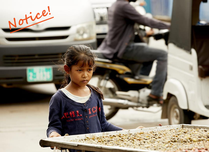 レアちゃん(9歳)カンボジア