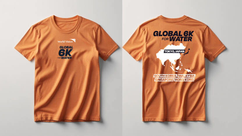GLOBAL 6K for WATERオリジナルTシャツ