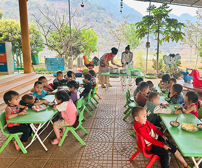 ベトナム×保健栄養：食で子どもたちの成長を支える　幼稚園給食支援プロジェクト