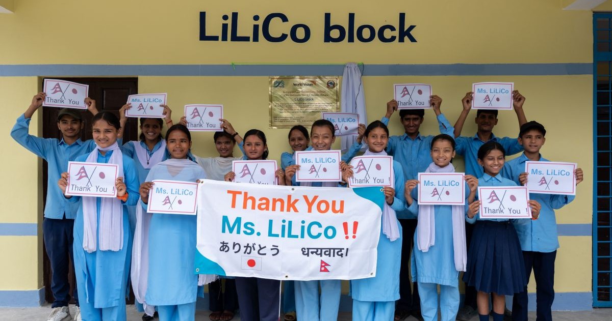 映画コメンテーター・LiLiCoさんのご支援で、ネパール・バジャン地域に新校舎が完成