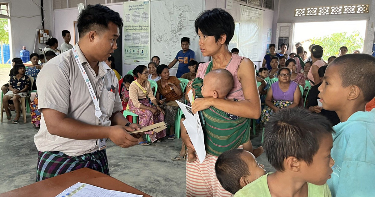 【ミャンマー】命をつなぐ支援の現場から―国内避難民への支援事業(第1期目)が終了しました!