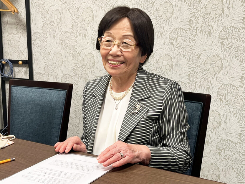 イキイキとした笑顔の湊先生