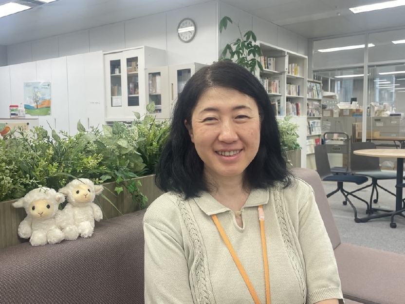 中野坂上にあるワールド・ビジョン・ジャパンオフィスにて