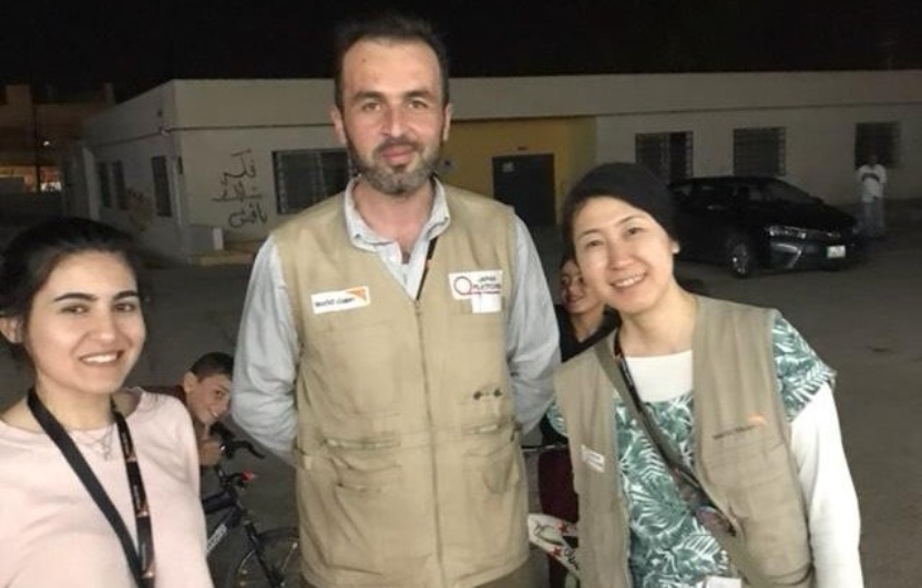 ヨルダンでのプロジェクトの同僚たちと