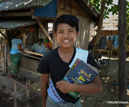 ミャンマー：洪水被害を受けた子どもへの緊急教育支援事業