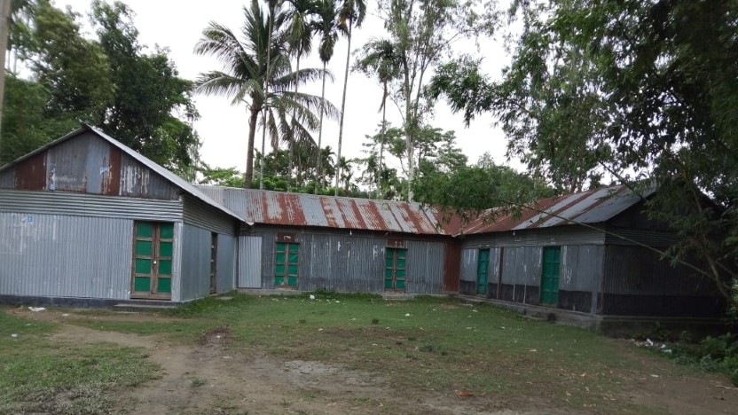 バングラデシュの支援地域の学校