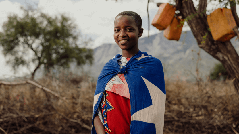 タンザニアに住むサラちゃん
