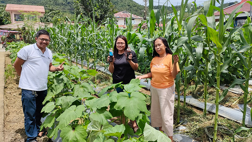 有機農業事業での豊かな実り