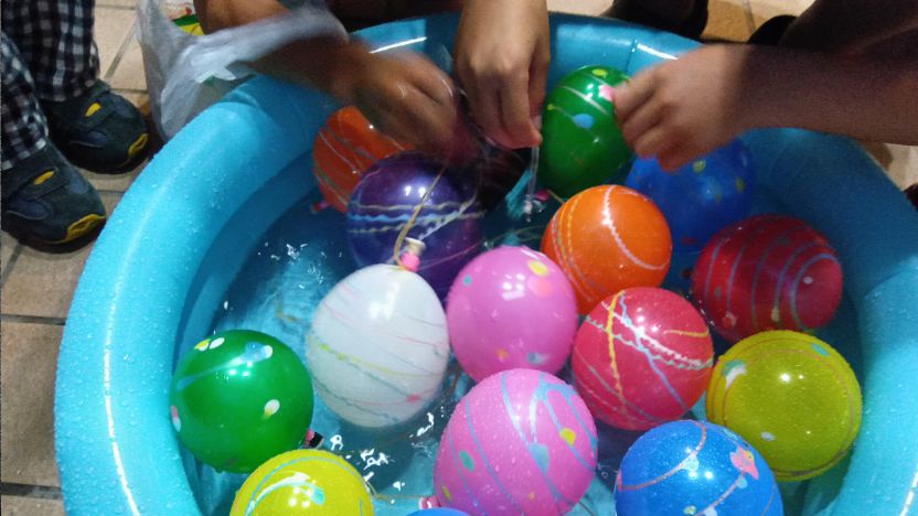 夏のミニ縁日の様子