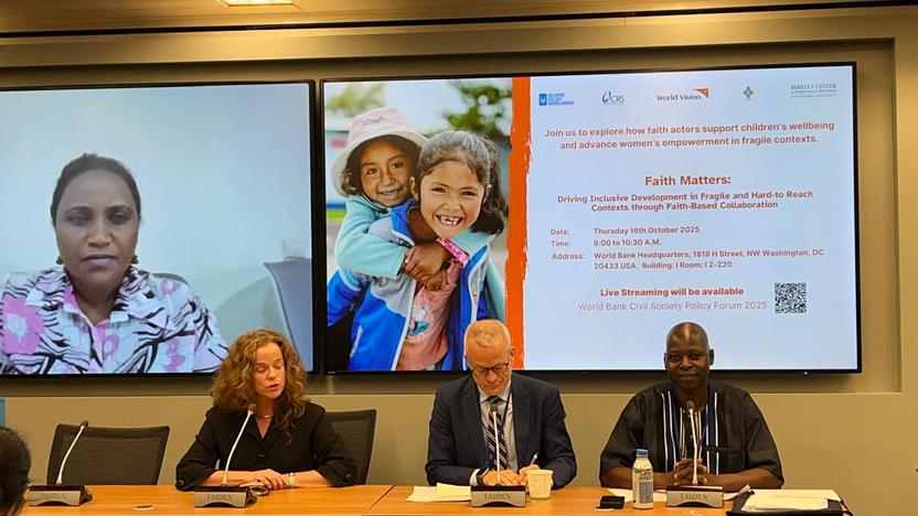 ワールド・ビジョンのサイドイベント「Faith Matters」