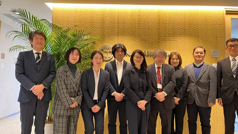 西尾副総裁とJFFネットワークメンバー