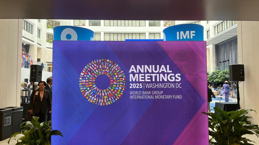 世銀・IMF総会の会場