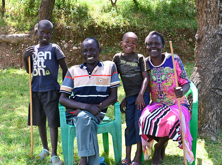 ケニアに住むサムソンさん