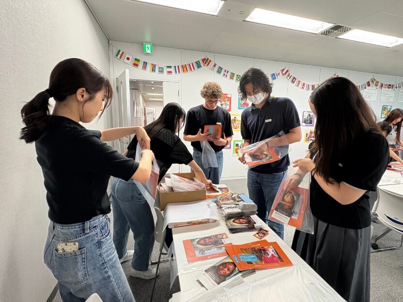 サマースクールユースボランティア事前研修の様子