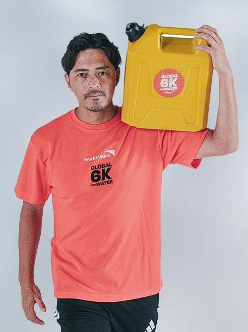 GLOBAL 6K FOR WATER 2026 オフィシャル・サポーター 鈴木 啓太