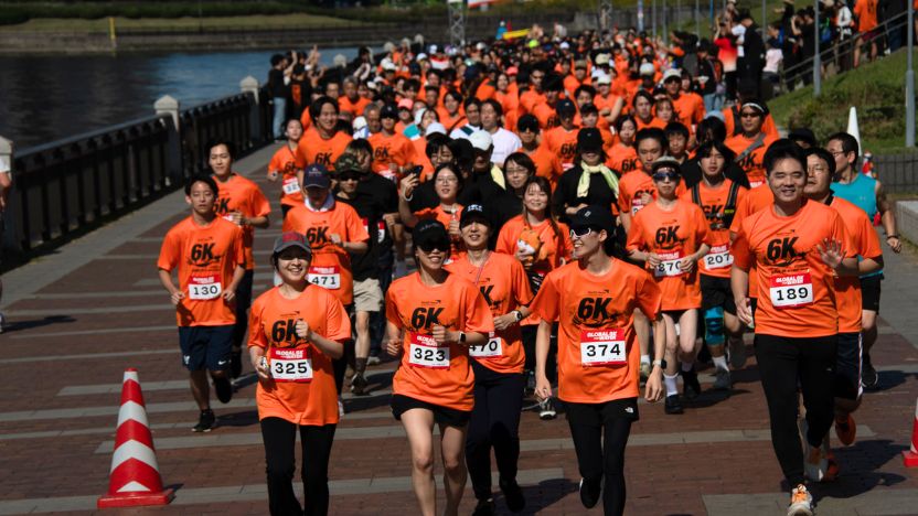 6kmランには約300人が参加