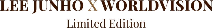 LEE JUNHO X WORLDVISION Limited Edition
