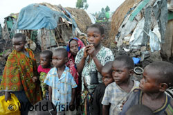 コンゴ東部　避難民の子どもたち