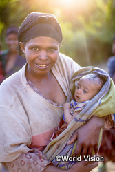 エチオピアの母子