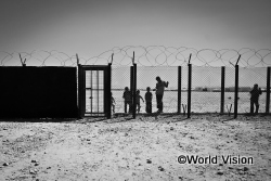 ヨルダンの難民キャンプ