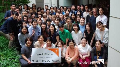 ワールド・ビジョン・ジャパンで働くスタッフ(2023年6月撮影)